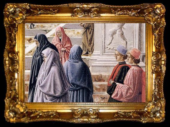 framed  Fra Carnevale The Presentation of the Virgin in the Temple, ta009-2